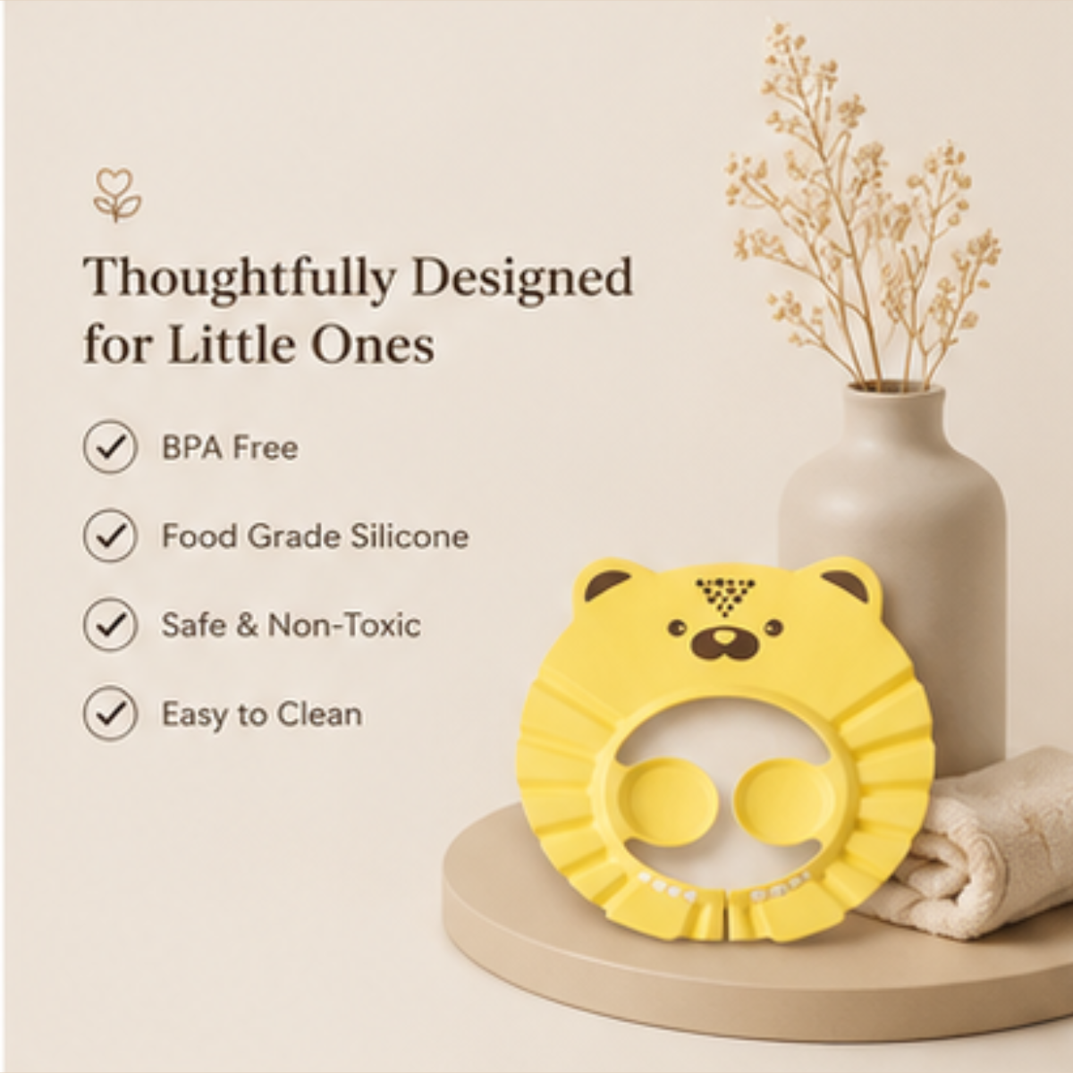 Zuvios™ Baby Shower Cap – Waterproof Bath Visor