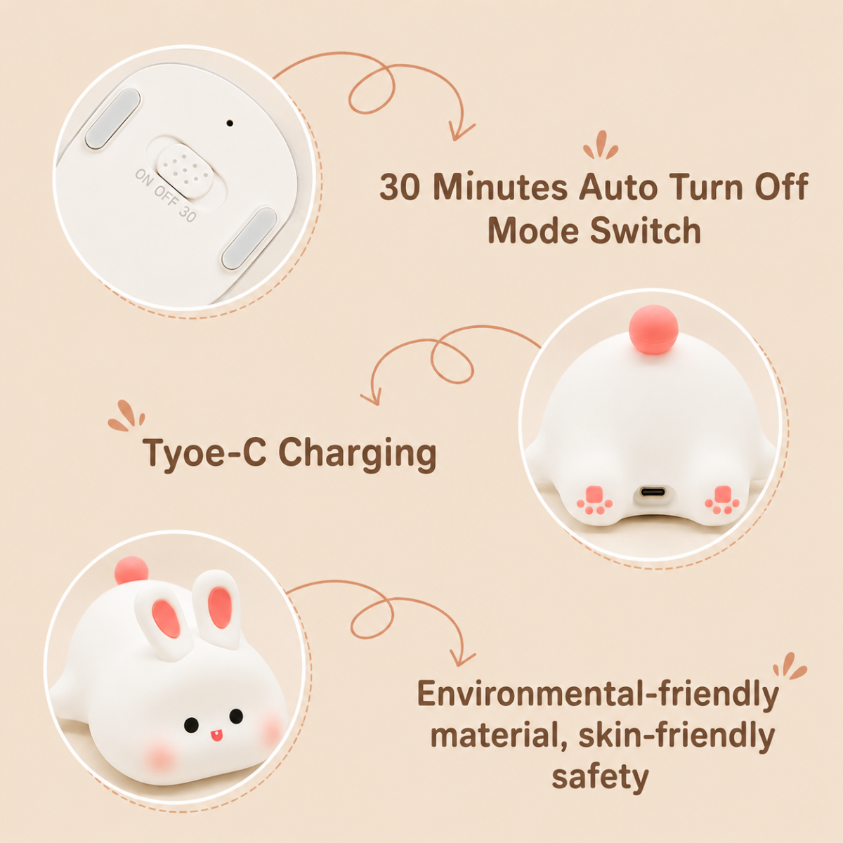 Zuvios LumiBunny™ — A Gentle Companion for Screen-Free Bedtime