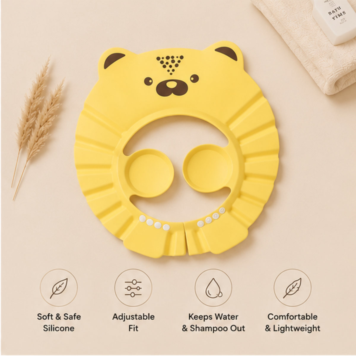 Zuvios™ Baby Shower Cap – Waterproof Bath Visor