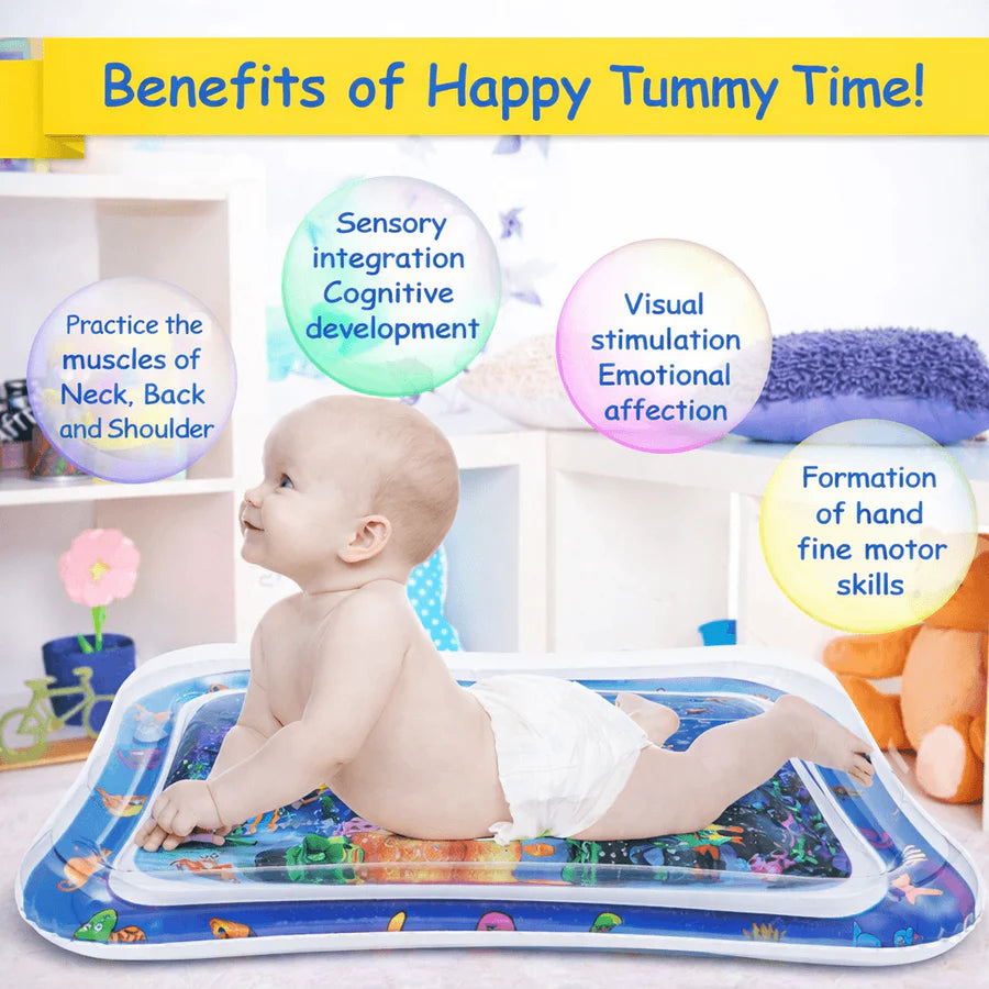 Tummy Time Water Mat for Babies – Active Play Over Screen Time
