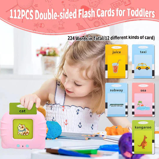 Talking Flash Cards for Early Educational Learning Toy