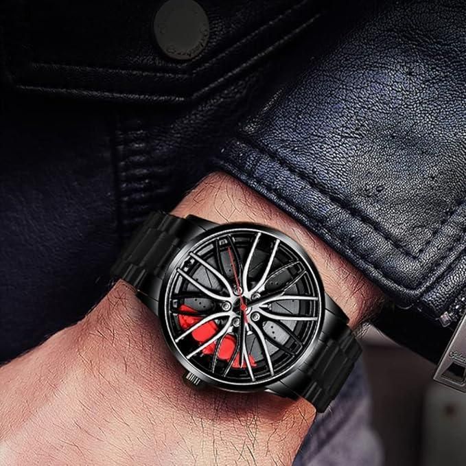 Stereoscopic Luxury Car Wheel Watch